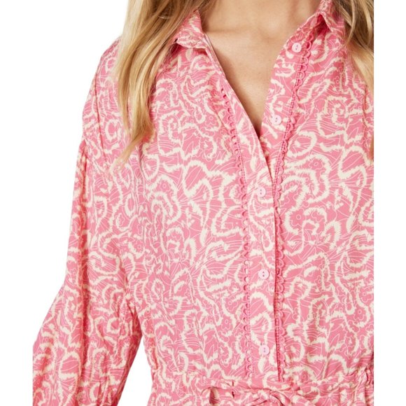 NWT ESQUALO Lace Vibrant Vacay Print Dress - Picture 7 of 11